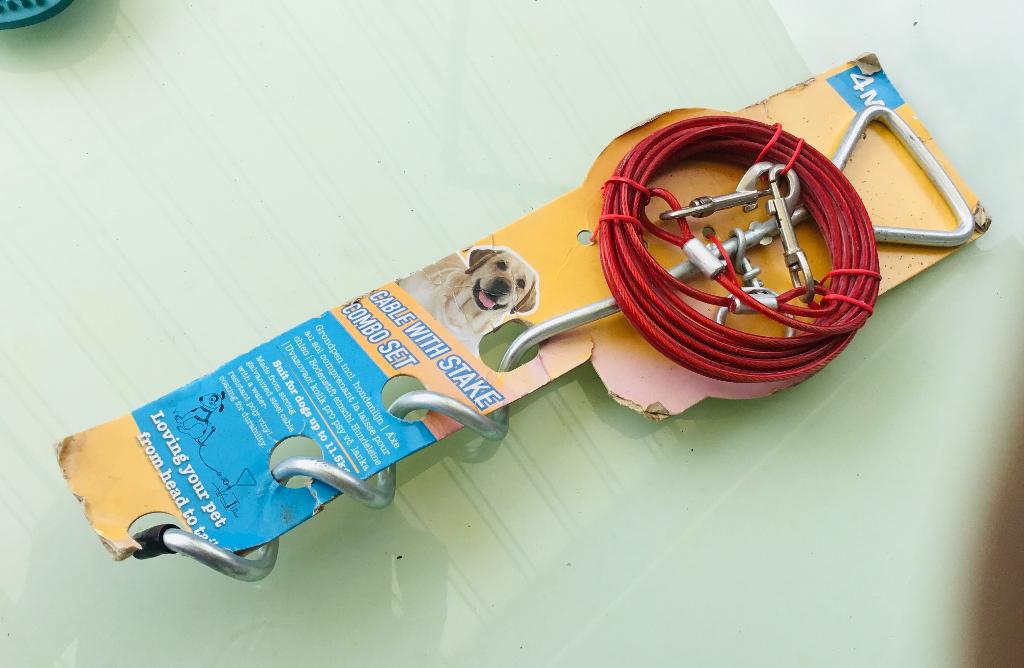 Grondpen met hondenlijn, Ophalen of Verzenden, Nieuw