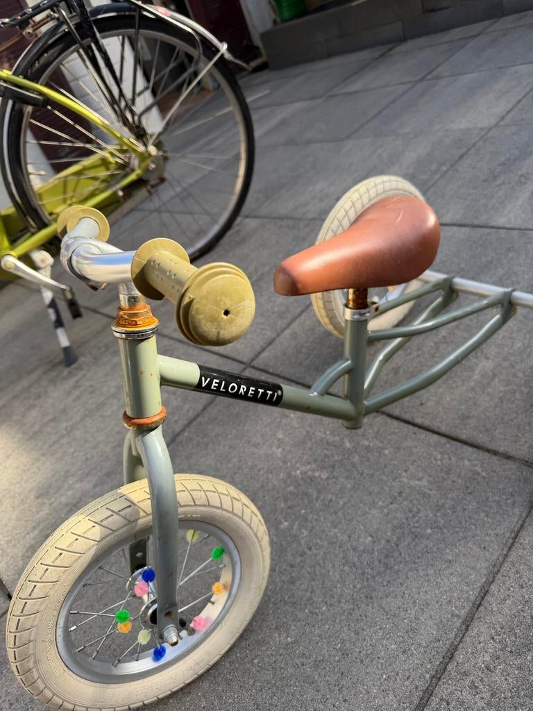 Velleroti 3-wieler om te bouwen naar 2-wieler loopfiets, Ophalen of Verzenden, Gebruikt, Loopfiets