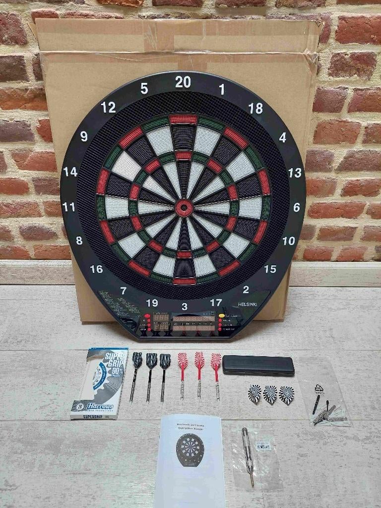 Koto Helsinki Elektronisch Dartboard, Ophalen, Zo goed als nieuw, Dartbord, Soft tip