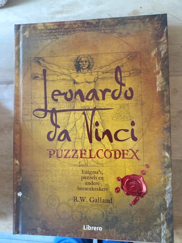 Leonardo da Vinci Puzzelcodex - nieuw, Hobby en Vrije tijd, Ophalen of Verzenden, Nieuw, Puzzelboek