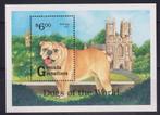 Grenada Blok 266 Honden 1993 postfris, Ophalen of Verzenden, Postfris, Dier of Natuur