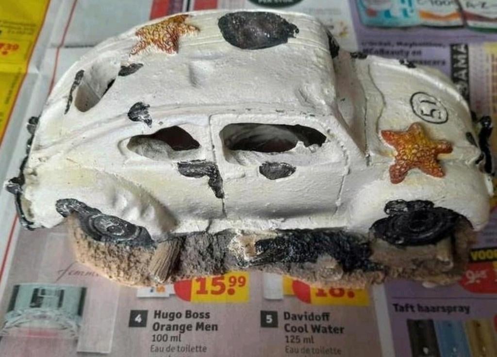 Aquarium auto figuur, Dieren en Toebehoren, Ophalen of Verzenden, Aquariummeubel