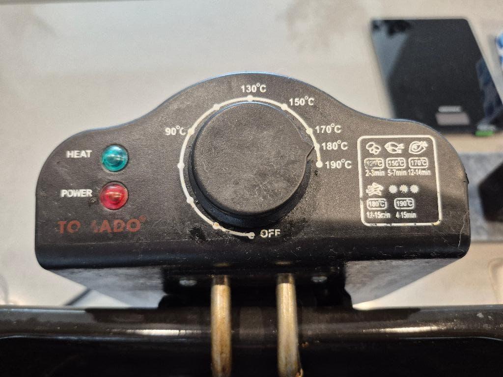 omado frituurpan met 3 frituurmandjes – grote inhoud, Witgoed en Apparatuur, 4 liter of meer, Ophalen, Gebruikt