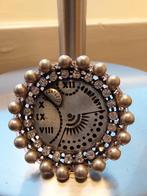 Konplott ring, Ophalen of Verzenden, Zilver, Overige materialen