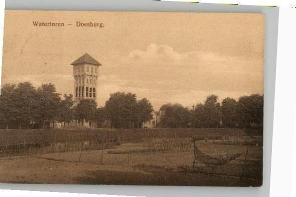 Doesburg Watertoren, Verzenden, Voor 1920, Gelopen, Gelderland