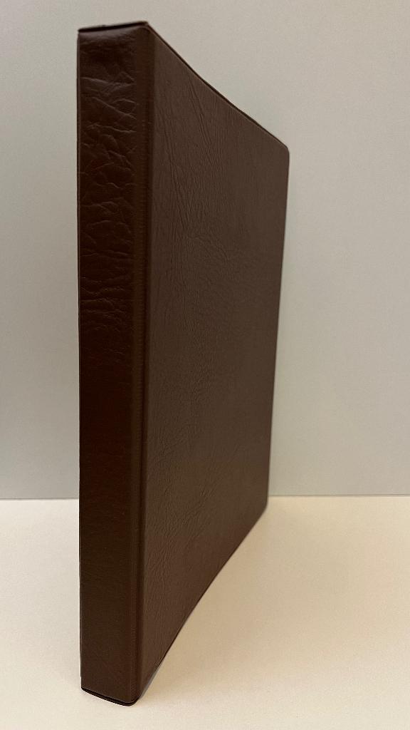 Ringband Esveha Multo 23-rings kleur Bruin A4 19mm Vintage, Ophalen, Zo goed als nieuw