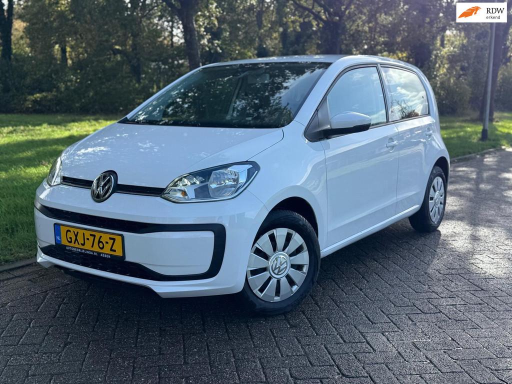 Volkswagen UP! 1.0 BMT! (bj 2018) AIRCO / CRUISE / PDC, Voorwielaandrijving, Gebruikt, Wit, Handgeschakeld