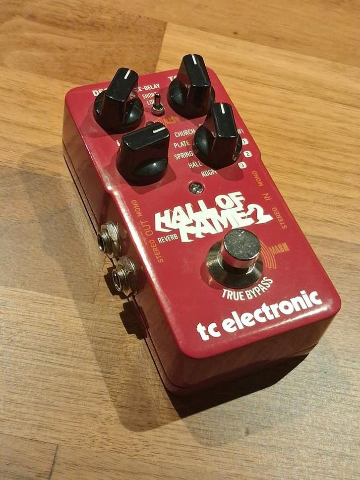 TC Electronic Hall of Fame 2 Reverb mono/stereo effectpedaal, Muziek en Instrumenten, Effecten, Zo goed als nieuw, Reverb, Ophalen of Verzenden