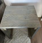 Steigerhouten bed 160x200 met matrassen en nachtkastjes, Gebruikt, Steigerhout, Tweepersoons, Ophalen of Verzenden