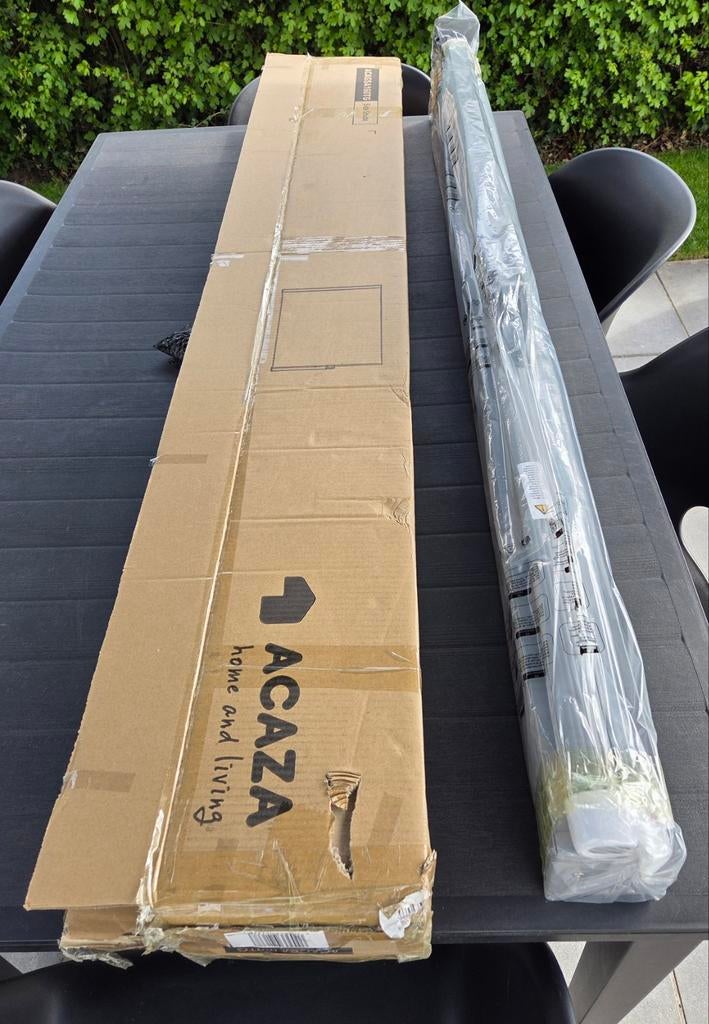 Uitschuifbaar Windscherm Nieuwprijs € 104, Tuin en Terras, Ophalen of Verzenden, 200 cm of meer, 150 tot 200 cm, Nieuw