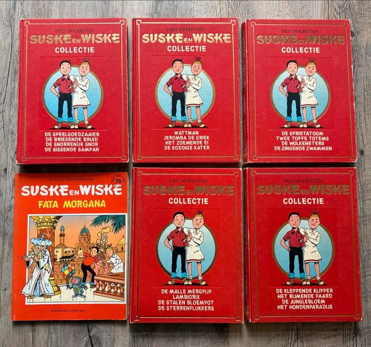 Suske en Wiske Collectie + Fata Morgana (6 stripboeken), Boeken, Stripboeken, Gelezen, Meerdere stripboeken, Ophalen