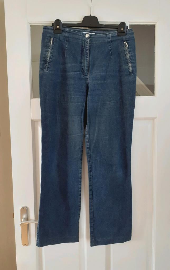 Vanilia blauwe jeans high waist maat 40, Blauw, Vanilia, Ophalen of Verzenden, W30 - W32 (confectie 38/40)