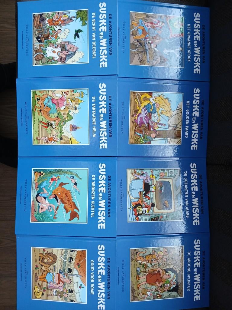 Suske en Wiske blauwe reeks hc.  8 x, Boeken, Stripboeken, Meerdere stripboeken, Ophalen of Verzenden