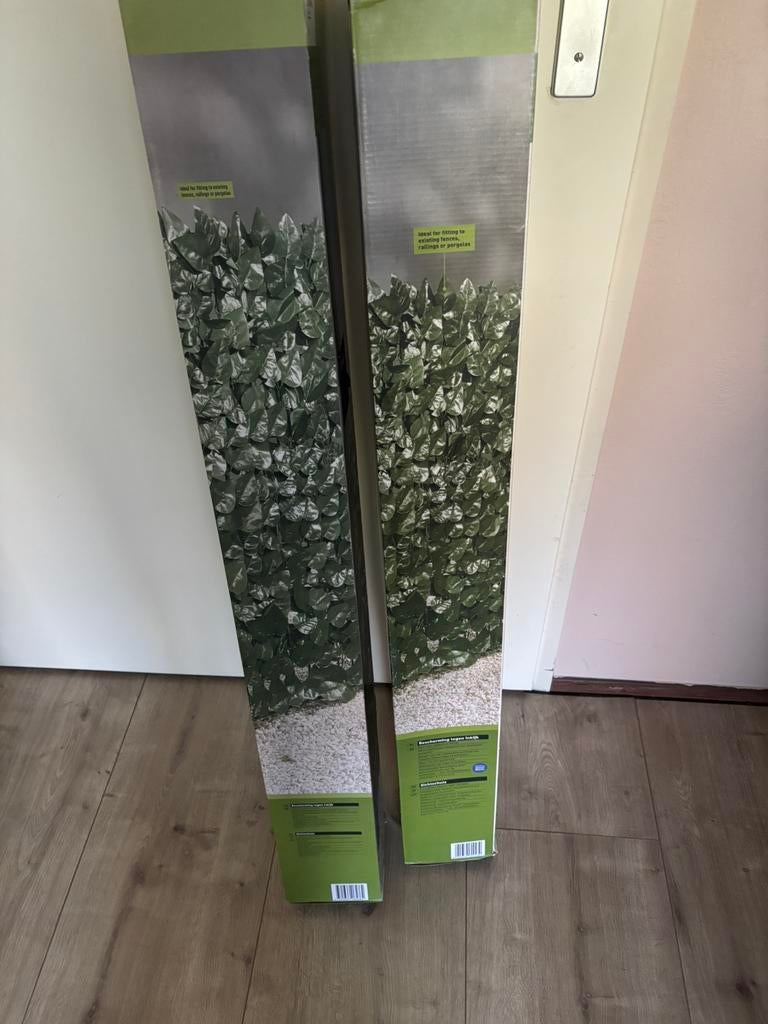 Balkon afscheiding nieuw 2 maal, Ophalen of Verzenden, Zo goed als nieuw