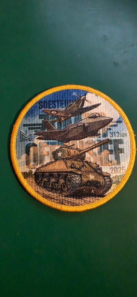 313 Squadron patch, Ophalen of Verzenden, Luchtmacht, Nederland, Embleem of Badge
