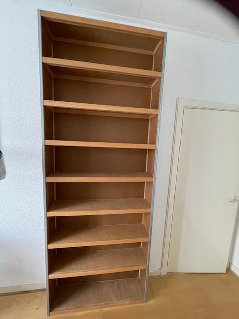 Hoge boekenkast Moduloo/Kewlox, Huis en Inrichting, Ophalen, Gebruikt, 200 cm of meer, 50 tot 100 cm