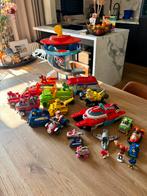 Paw Patrol set (o.a. toren, boot en auto’s), Kinderen en Baby's, Speelgoed | Speelgoedvoertuigen, Ophalen, Zo goed als nieuw