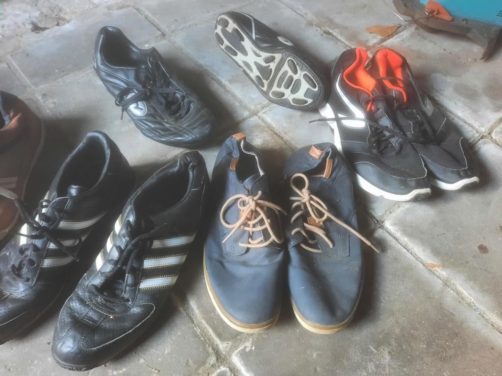 Heren schoenen, Ophalen