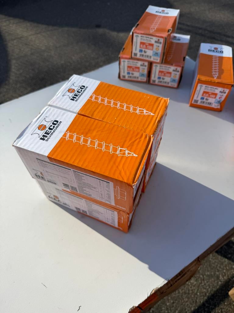 HECO-TOPIX-plus houtschroeven 8x80 MM SCHOTELKOP, Ophalen of Verzenden, Nieuw, 50 tot 100 mm, Schroeven