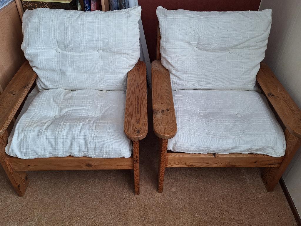 Woonkamer fauteuils, Ophalen, Gebruikt, Vintage, 75 tot 100 cm