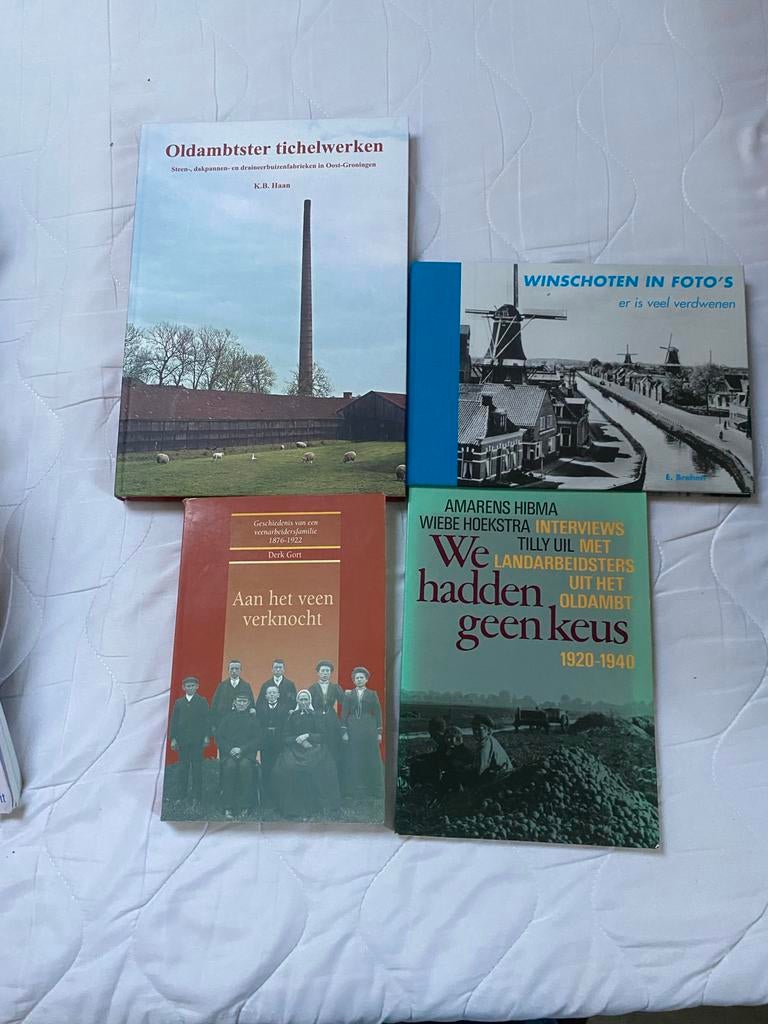 4 boeken over de geschiedenis van Oldambt en Winschoten, Boeken, Ophalen of Verzenden, Zo goed als nieuw
