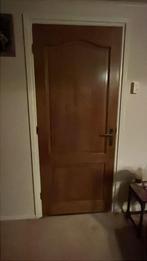 4 hardhouten deuren + 2 smallere deuren, Doe-het-zelf en Verbouw, Deuren en Horren, Ophalen, Zo goed als nieuw, Binnendeur, 200 tot 215 cm