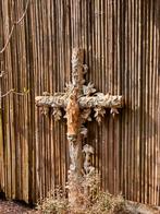 Prachtig Antiek Frans Gietijzeren Kruis – Maria –, Antiek en Kunst, Ophalen