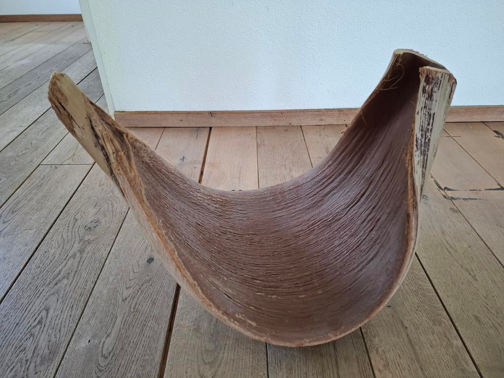 Decoratief palmblad, Huis en Inrichting, Ophalen, Gebruikt, Bruin, Hout