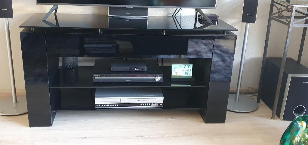 Aldenkamp Tv-meubel zwart, Ophalen, 100 tot 150 cm, Zo goed als nieuw, Minder dan 100 cm