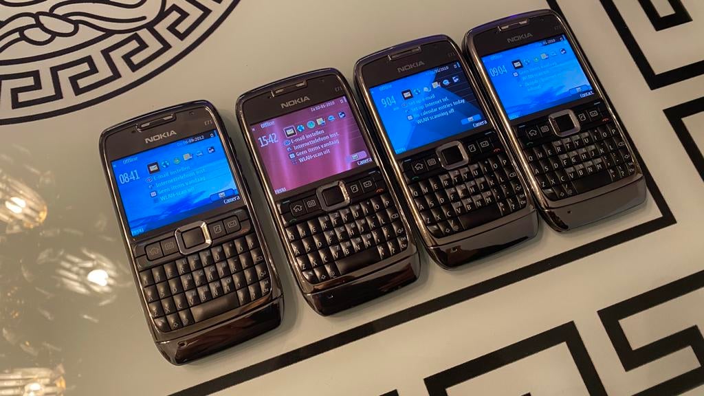 4x Nokia E71 in goede staat, Gebruikt, Overige modellen, Fysiek toetsenbord, 3 tot 6 megapixel