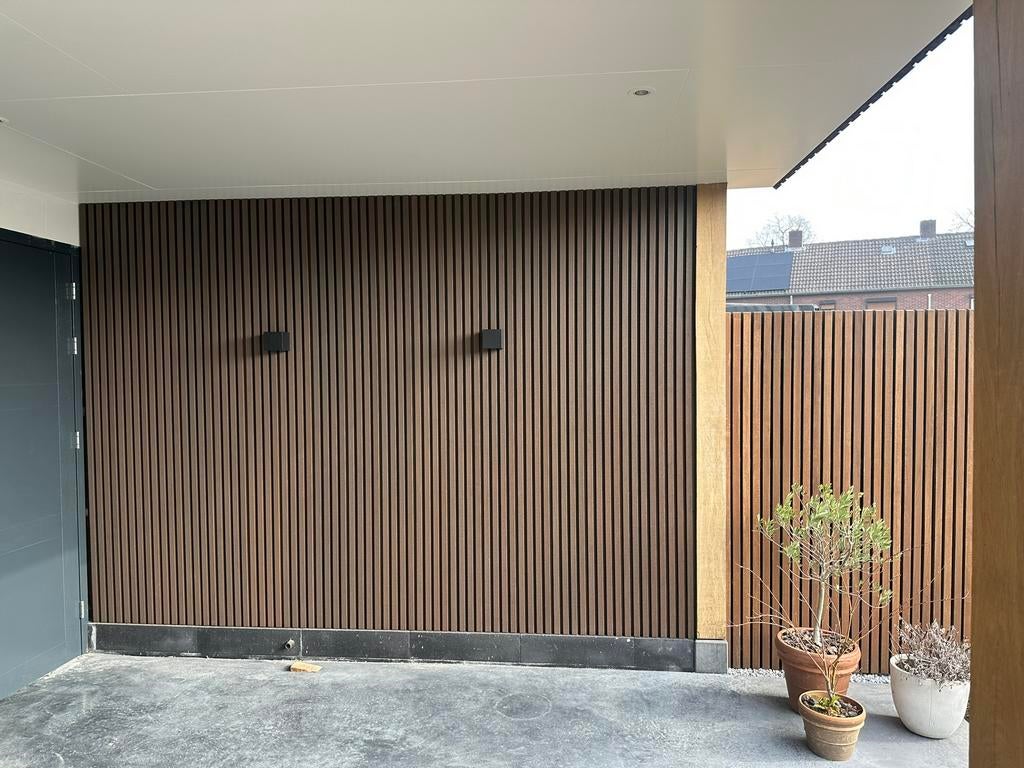 Composiet rest stukken walnoot, Tuin en Terras, Ophalen of Verzenden, Kunststof, Minder dan 3 meter, 1 tot 2 meter