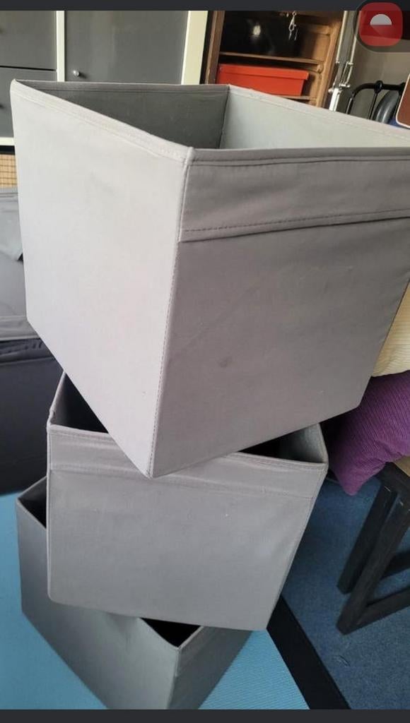 Ikea Drona bakken grijs, Ophalen, Minder dan 40 cm, Minder dan 35 cm