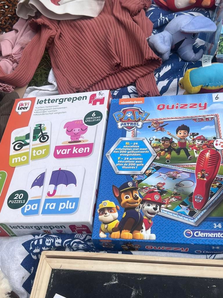 Quizzy en lettergepen spel, Hobby en Vrije tijd, Denksport en Puzzels, Ophalen, Minder dan 500 stukjes, Zo goed als nieuw, Overige typen