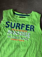 Luchtig felgroen hemdje maat 110/116 met 'Surfer' print, Ophalen, Gebruikt, Jongen, Shirt of Longsleeve