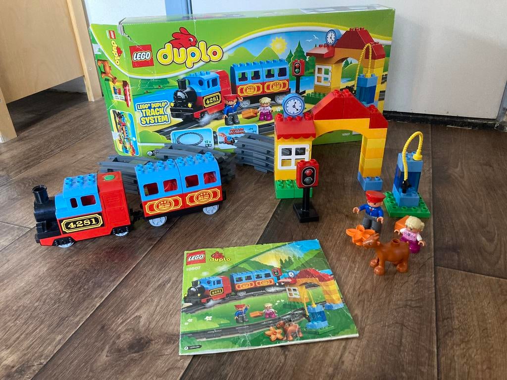Lego Duplo 10507 Stoomlocomotief trein, Kinderen en Baby's, Speelgoed | Duplo en Lego, Ophalen of Verzenden, Zo goed als nieuw