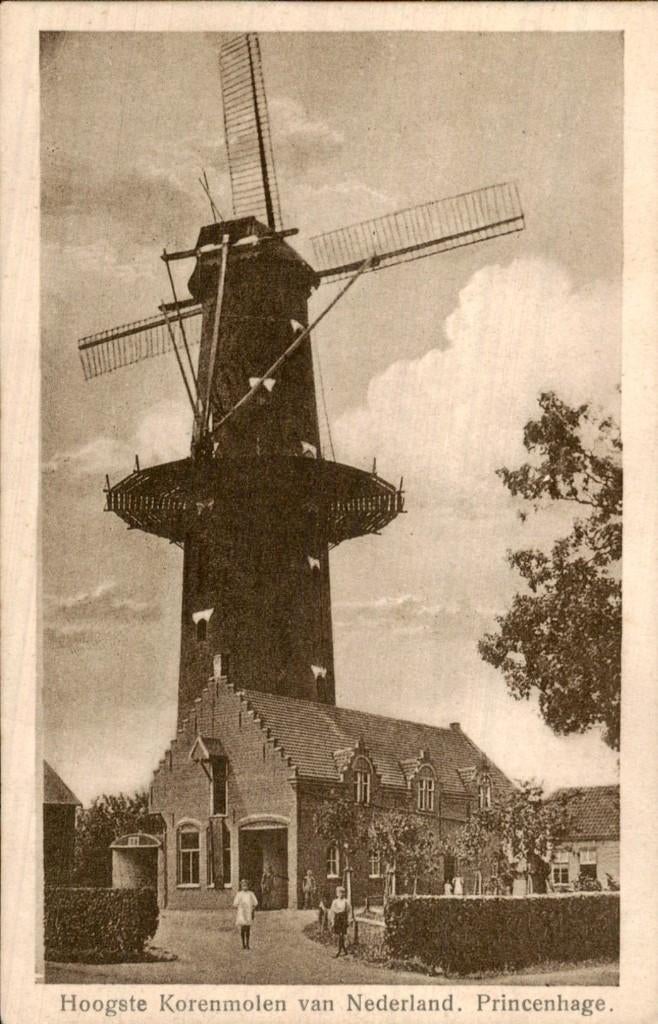 Princenhage - Korenmolen - Hoogste, Ophalen of Verzenden, Voor 1920, Gelopen, Noord-Brabant