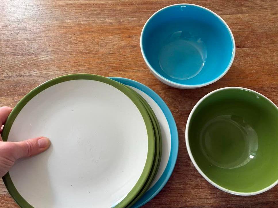 Servies divers gratis, Ophalen, Zo goed als nieuw, Overige stijlen, Bord(en)