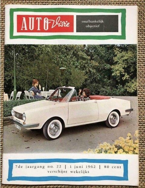 AutoVisie 1962: NSU Sportprinz Wankel, Hillman Super Minx, Ophalen of Verzenden, Gelezen, Algemeen