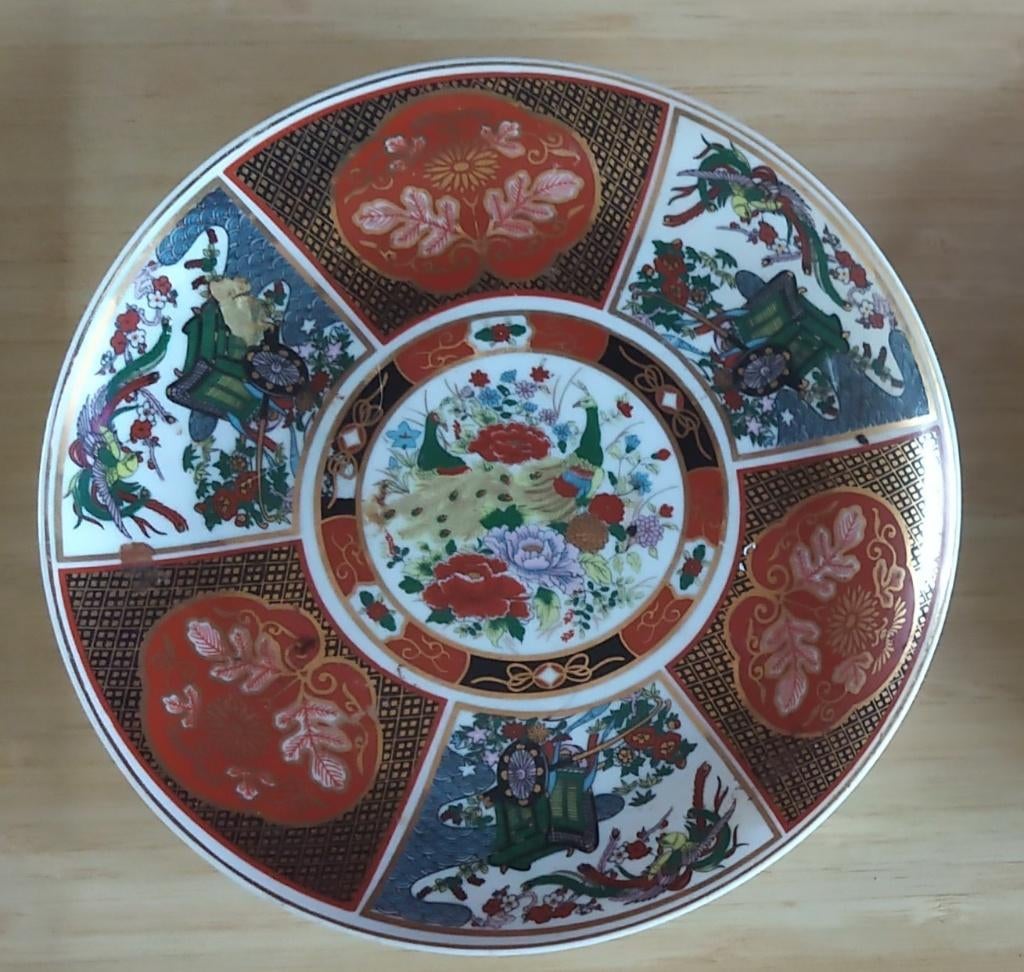 groot Imari chinees porseleinen bord, volgnr 31, Ophalen of Verzenden