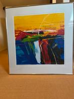 Frank Lejeune zeefdruk: Scheveningen second visit., Antiek en Kunst, Kunst | Litho's en Zeefdrukken, Ophalen