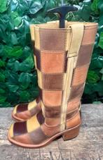 geweldig mooie vintage patchwork boots van Sendra maat 39, Kleding | Dames, Schoenen, Bruin, Ophalen of Verzenden, Zo goed als nieuw