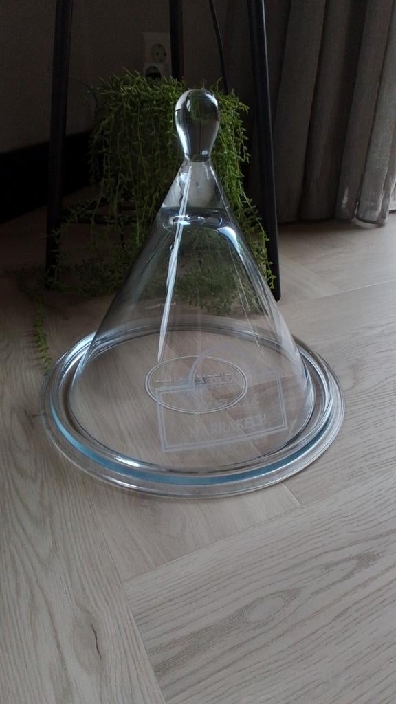 Glazen tajine Rivièra Maison Marrakech, Ophalen of Verzenden, Gebruikt