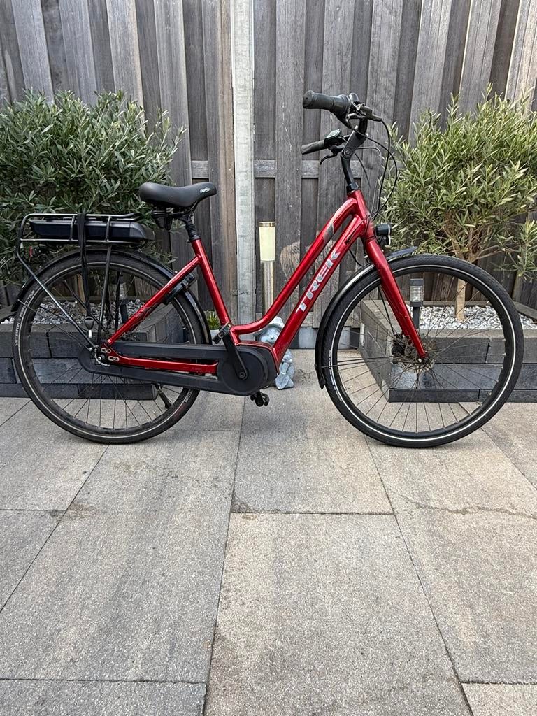 Trek District + 1 Elektrische Damesfiets, Fietsen en Brommers, Fietsen | Dames | Damesfietsen, 50 tot 53 cm, Ophalen of Verzenden