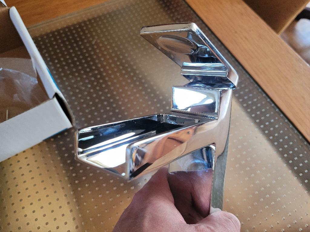 Aquavive Idice Wastafel 'Waterval' Mengkraan, Doe-het-zelf en Verbouw, Sanitair, Ophalen of Verzenden, Nieuw, Chroom, Kraan