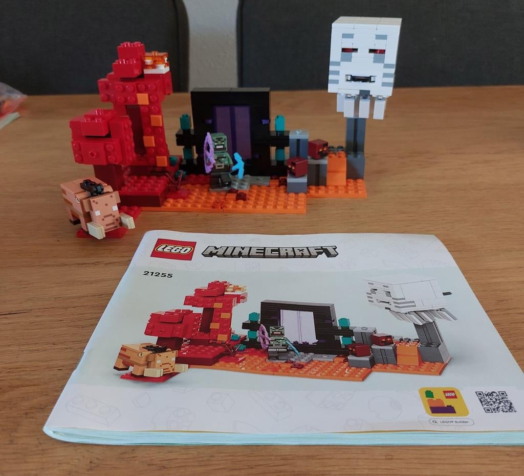 LEGO Minecraft, set 21255, De Netherpoort hinderlaag, Ophalen, Compleet, Minecraft, Lego