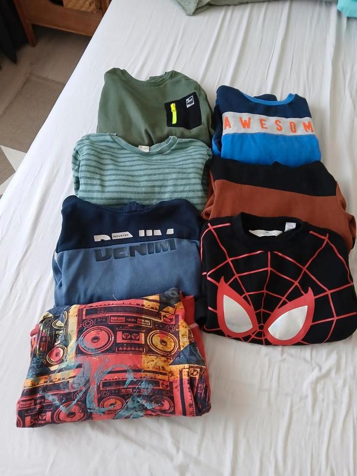 Jongenskleding pakket 8 truien maat 122-128, Kinderen en Baby's, Kinderkleding | Maat 122, Gebruikt, Jongen, Trui of Vest, Ophalen of Verzenden