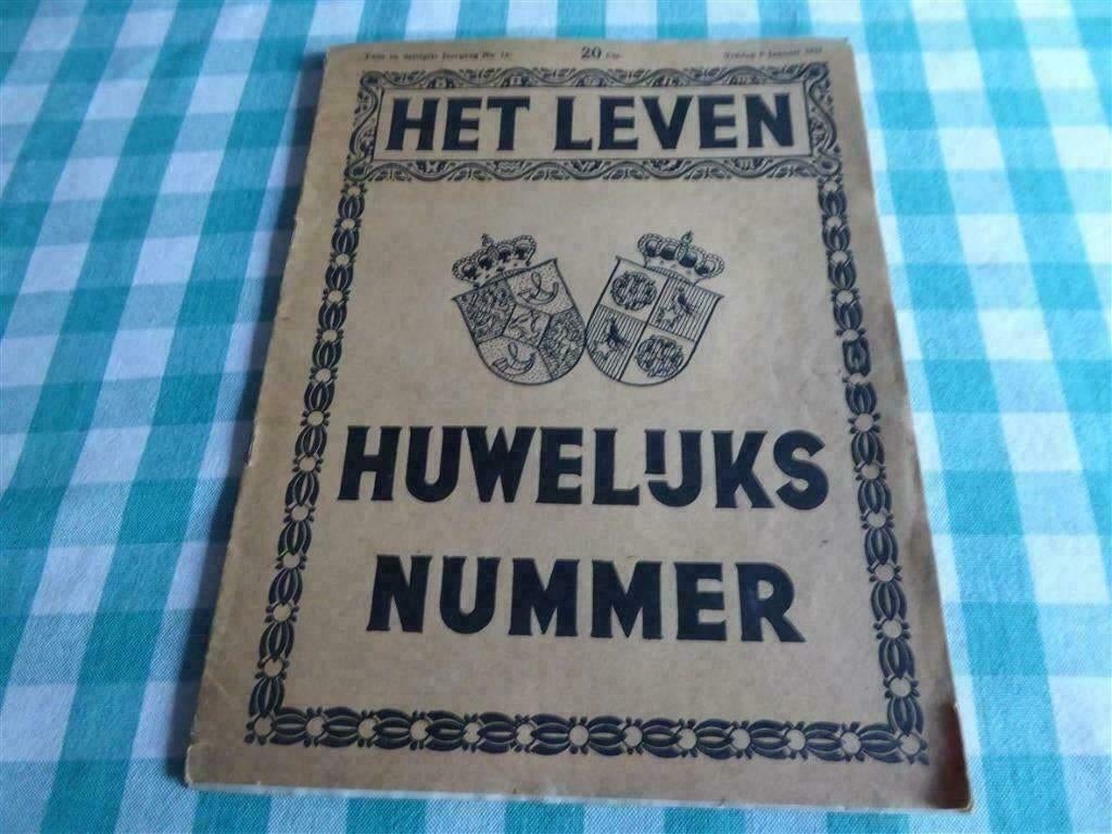 Koningshuizen, Huwelijksnummer., Ophalen of Verzenden, Gebruikt, Nederland, Tijdschrift of Boek