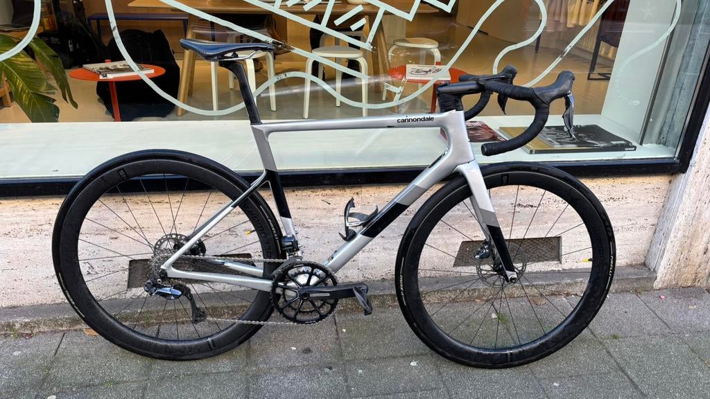Cannondale Supersix Evo ultegra di2, Fietsen en Brommers, Carbon, Zo goed als nieuw, Meer dan 20 versnellingen, 53 tot 57 cm