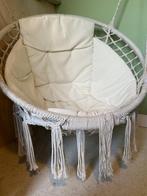 Hangstoel beige, Huis en Inrichting, Stoelen, Ophalen, Overige materialen, Wit, Zo goed als nieuw