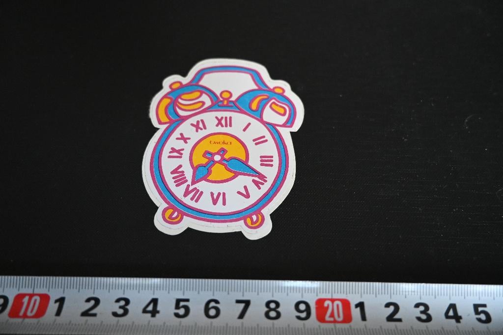 sticker Wekker  TWEKA, Ophalen, Zo goed als nieuw